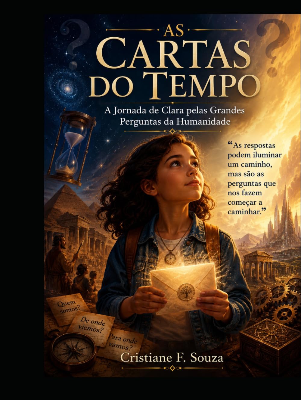 capítulo por capítulo baixar As cartas do tempo: A Jornada de Clara pelas Grandes Perguntas da Humanidade (Portuguese Edition)