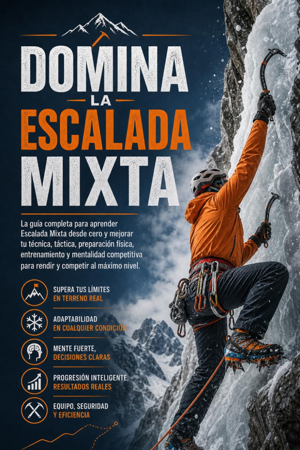 Domina la Escalada Mixta: La guía completa para aprender Escalada Mixta desde cero y mejorar tu técnica, táctica, preparación física, entrenamiento y... para rendir y competir (Spanish Edition) baixar o livro de graça