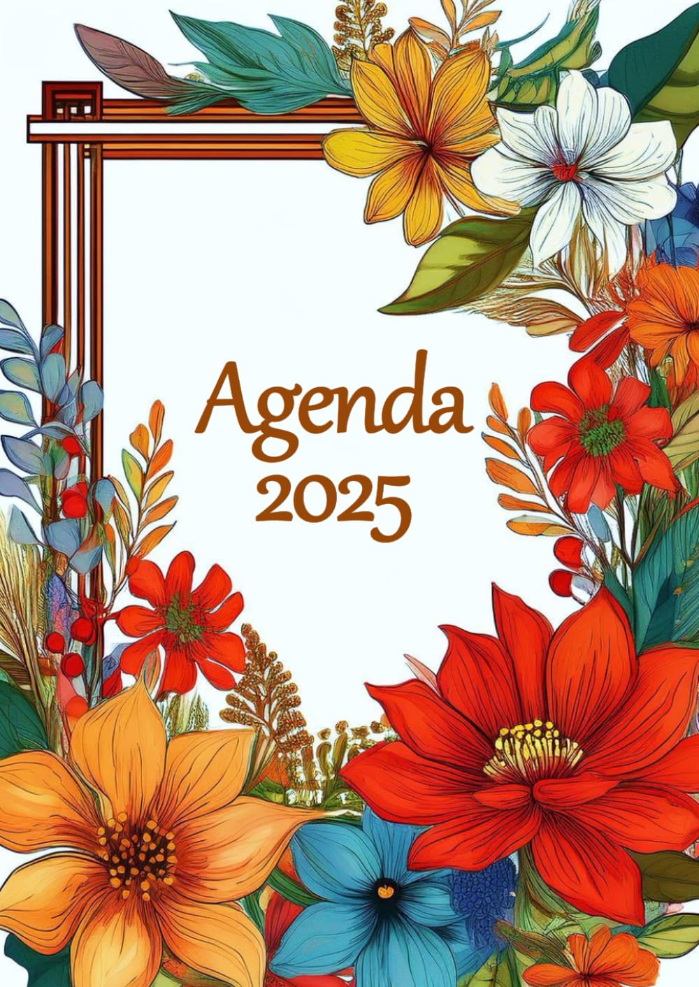 ler totalmente AGENDA 2025 Fleurs: A6 Compact Format de poche pour organisation quotidienne, Minimaliste avec Vue Hebdomadaire & Mensuelle sur DEUX PAGES. Parfait... Filles, Garçons, étudiants & Pro. Nature Art
