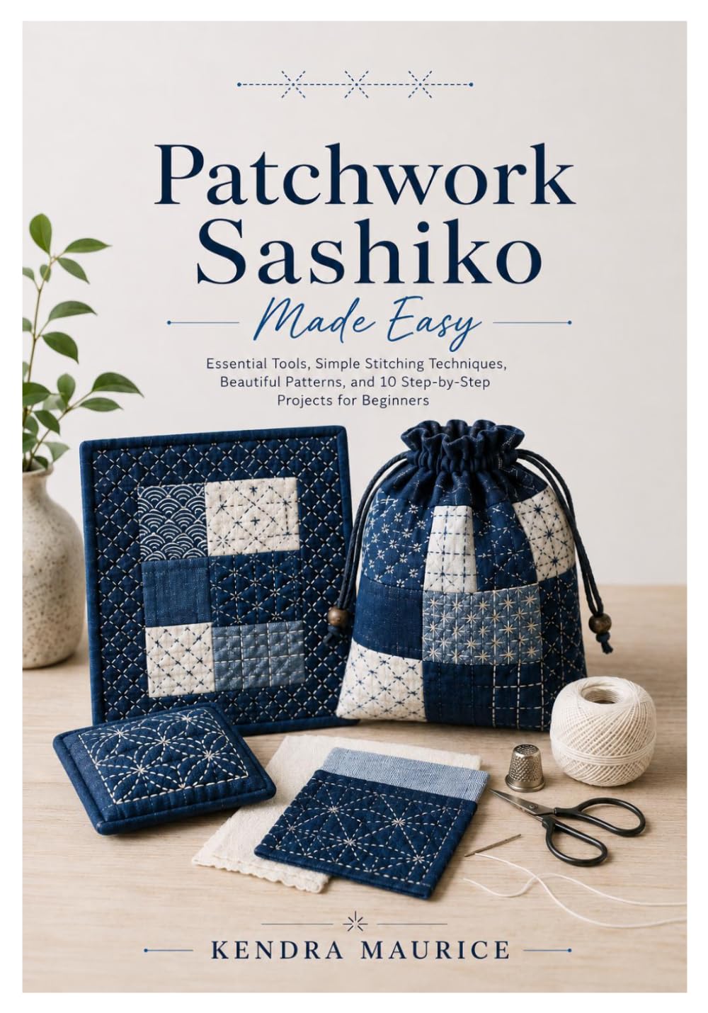 Patchwork Sashiko Made Easy: Essential Tools, Simple Stitching Techniques, Beautiful Patterns, and 10 Step-by-Step Projects for Beginners baixar o livro de graça