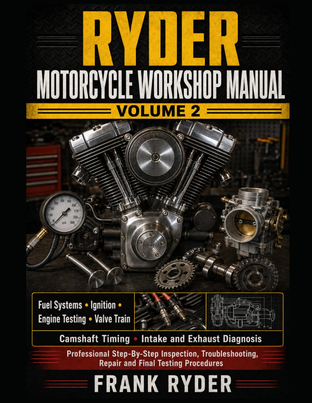 MOTORCYCLE WORKSHOP MANUAL VOLUME 2: Fuel Systems • Ignition • Engine Testing • Valve Train Camshaft Timing • Intake and Exhaust Diagnosis... Systems, Fuel Delivery & Carburetor Repair) baixar o livro de graça