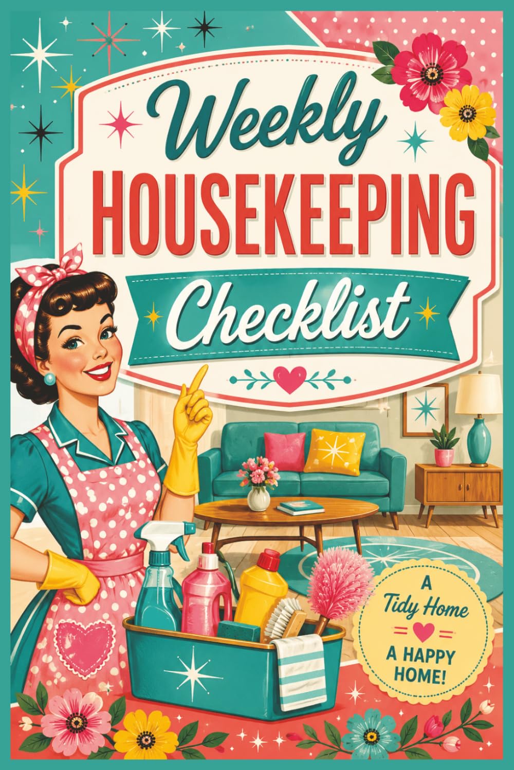 Weekly Housekeeping Checklist: The Complete Home Cleaning Planner with Weekly Routines, Deep Cleaning, Decluttering, Supply Tracking, and Maintenance Checklists for a Calmer, Cleaner Home baixar livro de graça