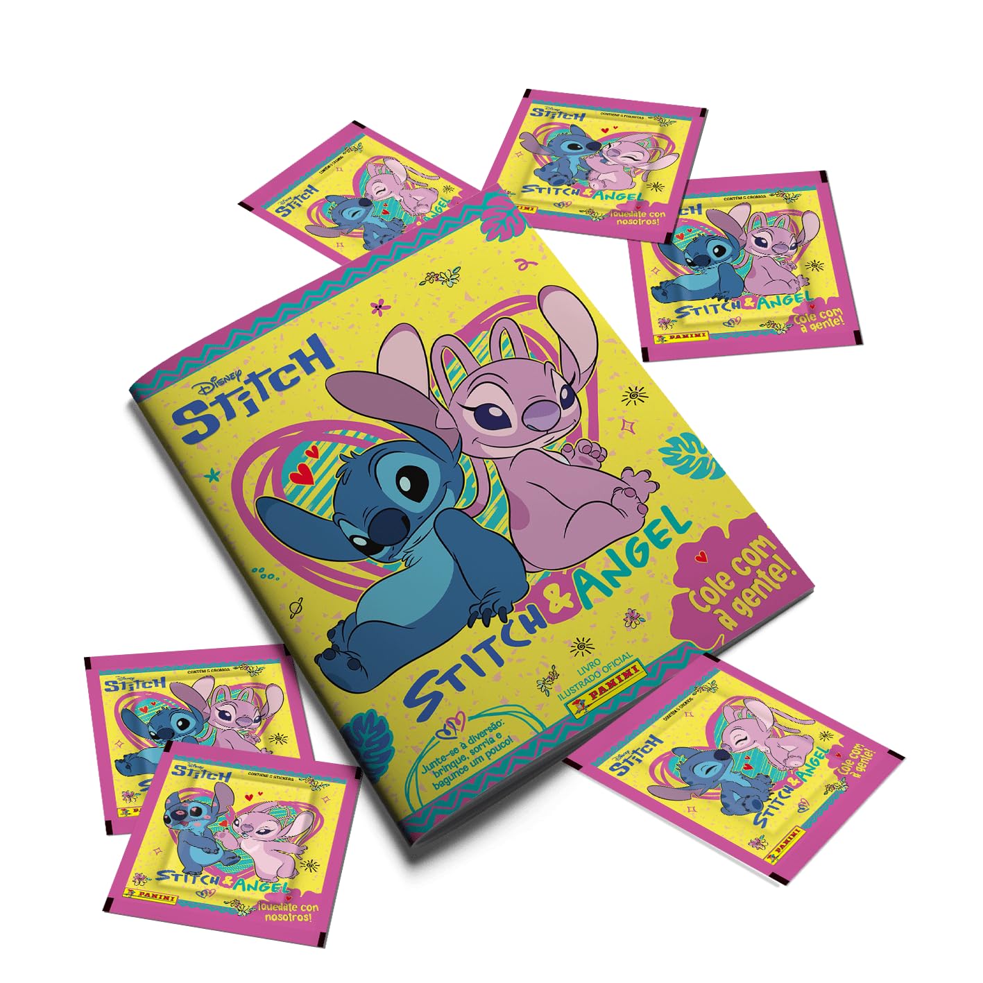 Kit C/ 1 Álbum Brochura + 6 Envelopes de Figurinhas STITCH 3 baixar o livro de graça