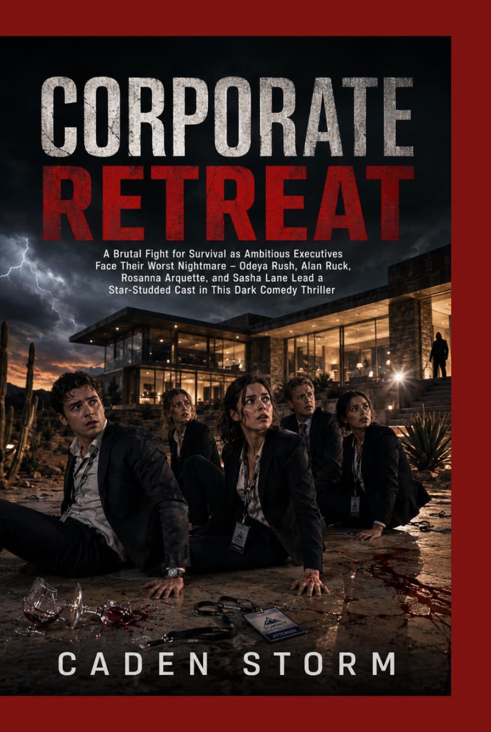 capítulo por capítulo baixar Corporate Retreat: A Brutal Fight for Survival as Ambitious Executives Face Their Worst Nightmare – Odeya Rush, Alan Ruck, Rosanna Arquette, and Sasha... Cast in This Dark Comedy Thriller