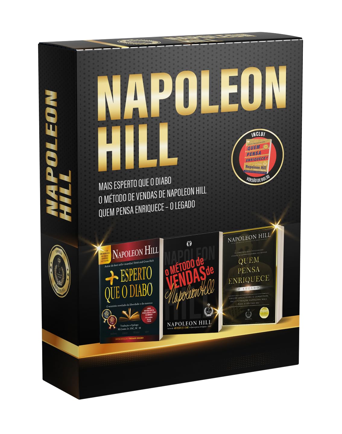 ler totalmente Box Napoleon Hill - Sucesso e abundância: Mais Esperto que o Diabo + As Regras de Ouro + Quem Pensa Enriquece - o Legado