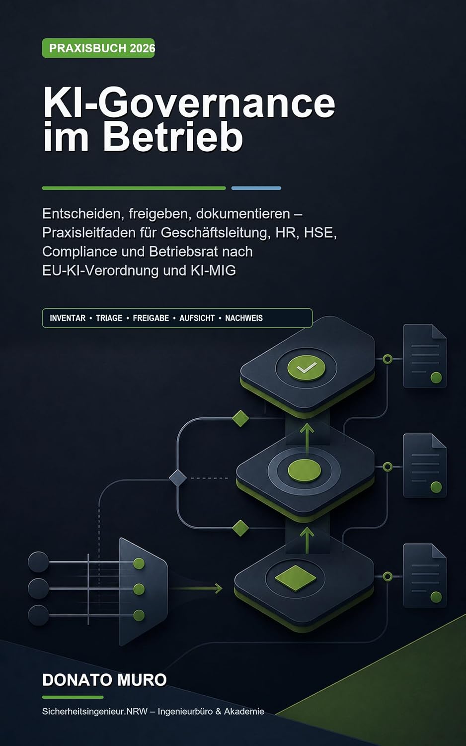 capítulo por capítulo baixar KI-Governance im Betrieb: Entscheiden, freigeben, dokumentieren – Praxisleitfaden für Geschäftsleitung, HR, HSE, Compliance und Betriebsrat nach EU-KI-Verordnung und KI-MIG (German Edition)