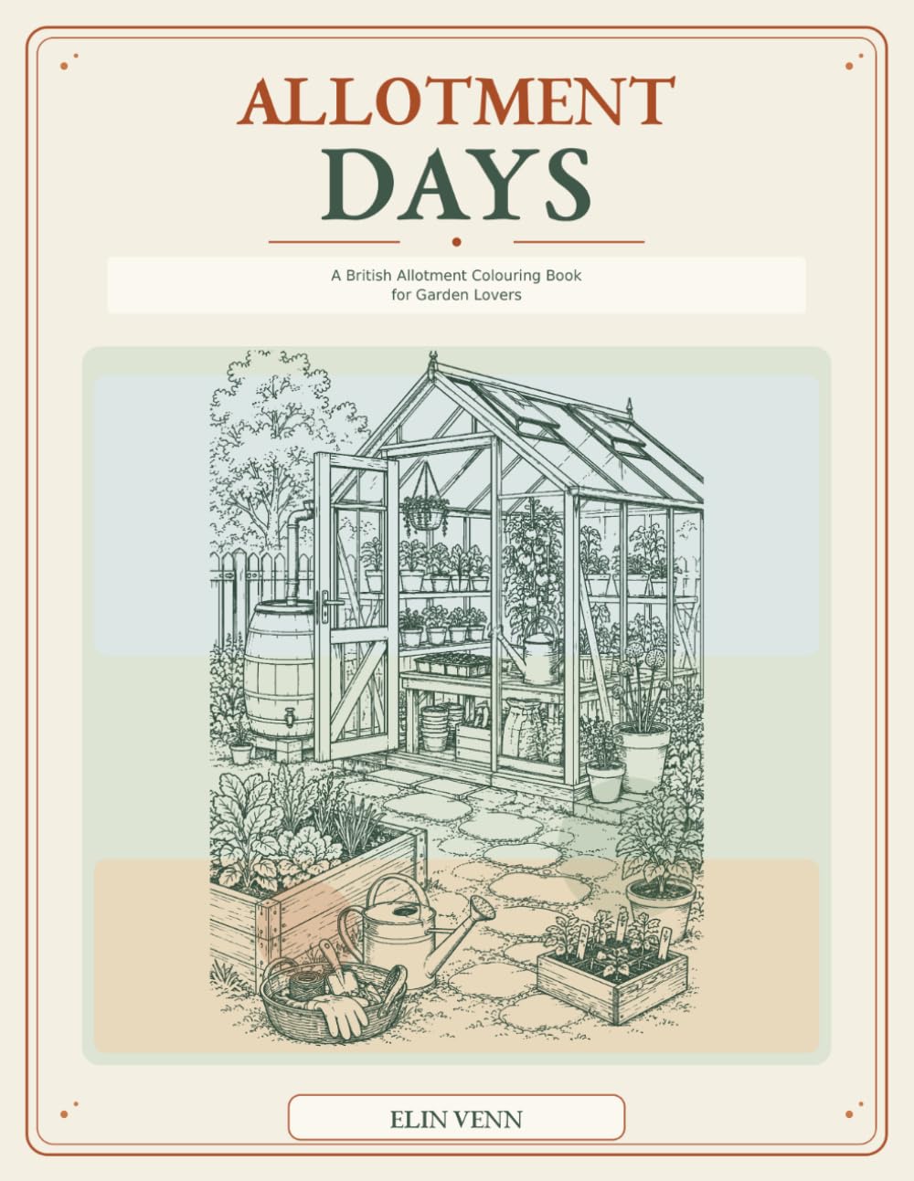 Allotment Days: A British Allotment Colouring Book for Garden Lovers baixar livro de graça