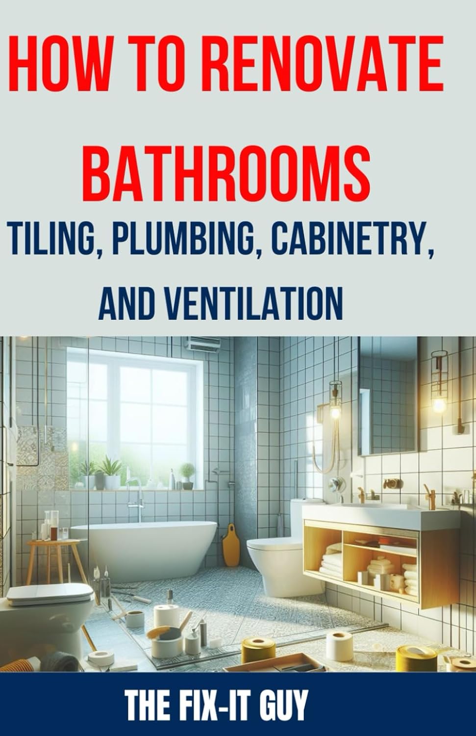 ler totalmente How to Renovate Bathrooms - Tiling, Plumbing, Cabinetry, and Ventilation: Expert Tips, Techniques, and Strategies for Tiling, Plumbing, Cabinetry Installation, and Ventilation Solutions