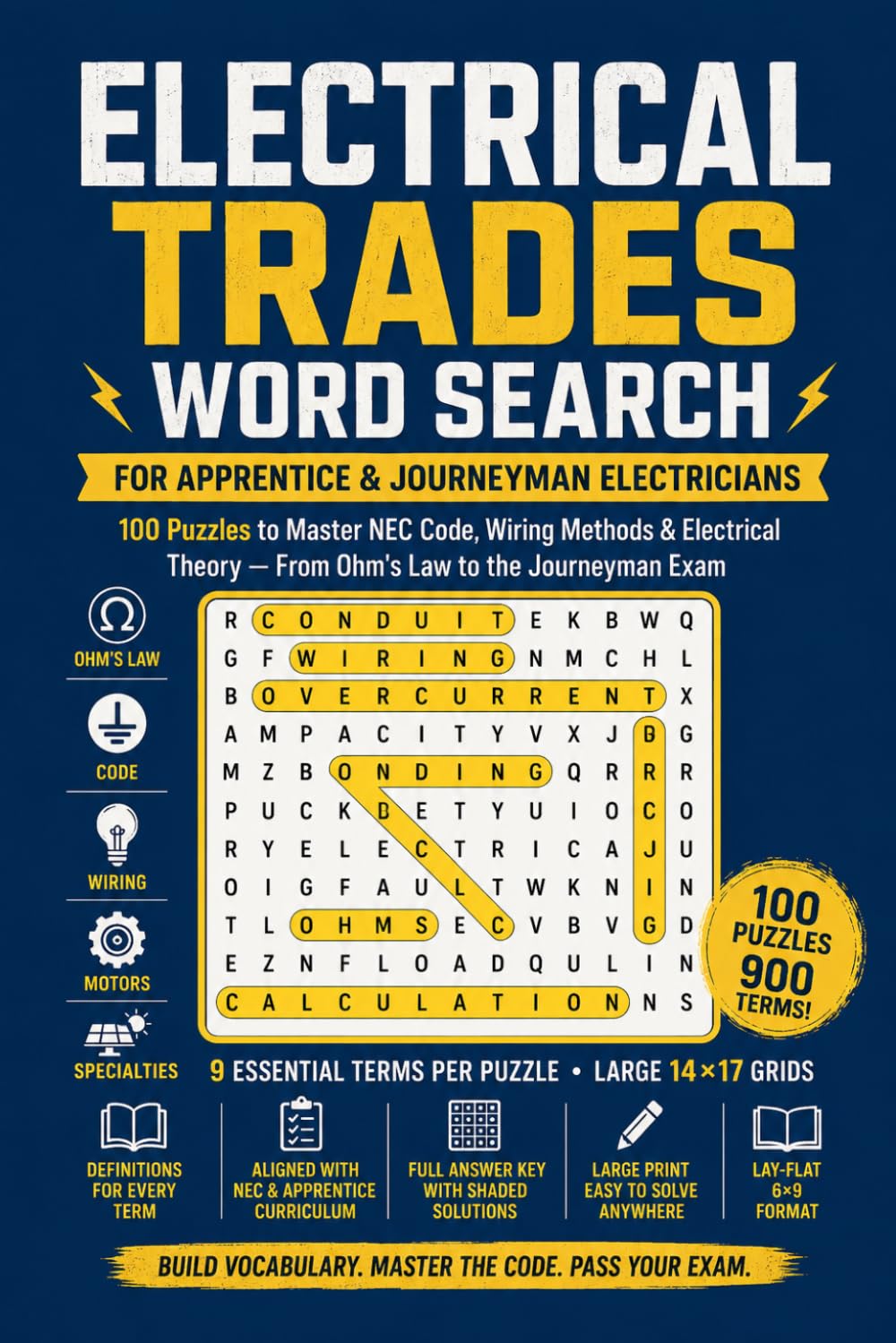 capítulo por capítulo baixar Electrical Trades Word Search for Apprentice & Journeyman Electricians: 100 Puzzles to Master NEC Code, Wiring Methods & Electrical Theory — From Ohm's Law to the Journeyman Exam