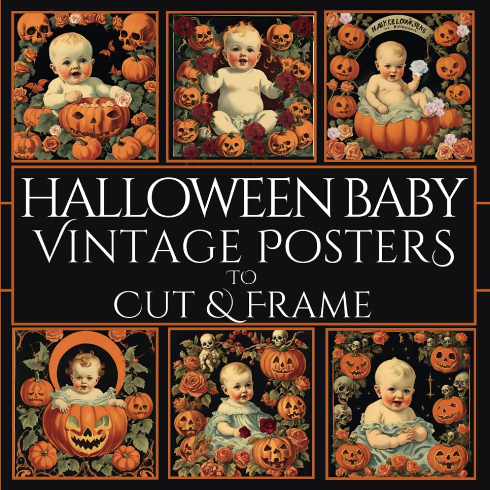capítulo por capítulo baixar Halloween Baby: Vintage Posters To Cut & Frame: The Perfect Solution to Easy Gifting This Halloween! Just Cut, Frame & Gift! Ideal For Expecting... Art, Halloween Decorations, Birthdays & More!