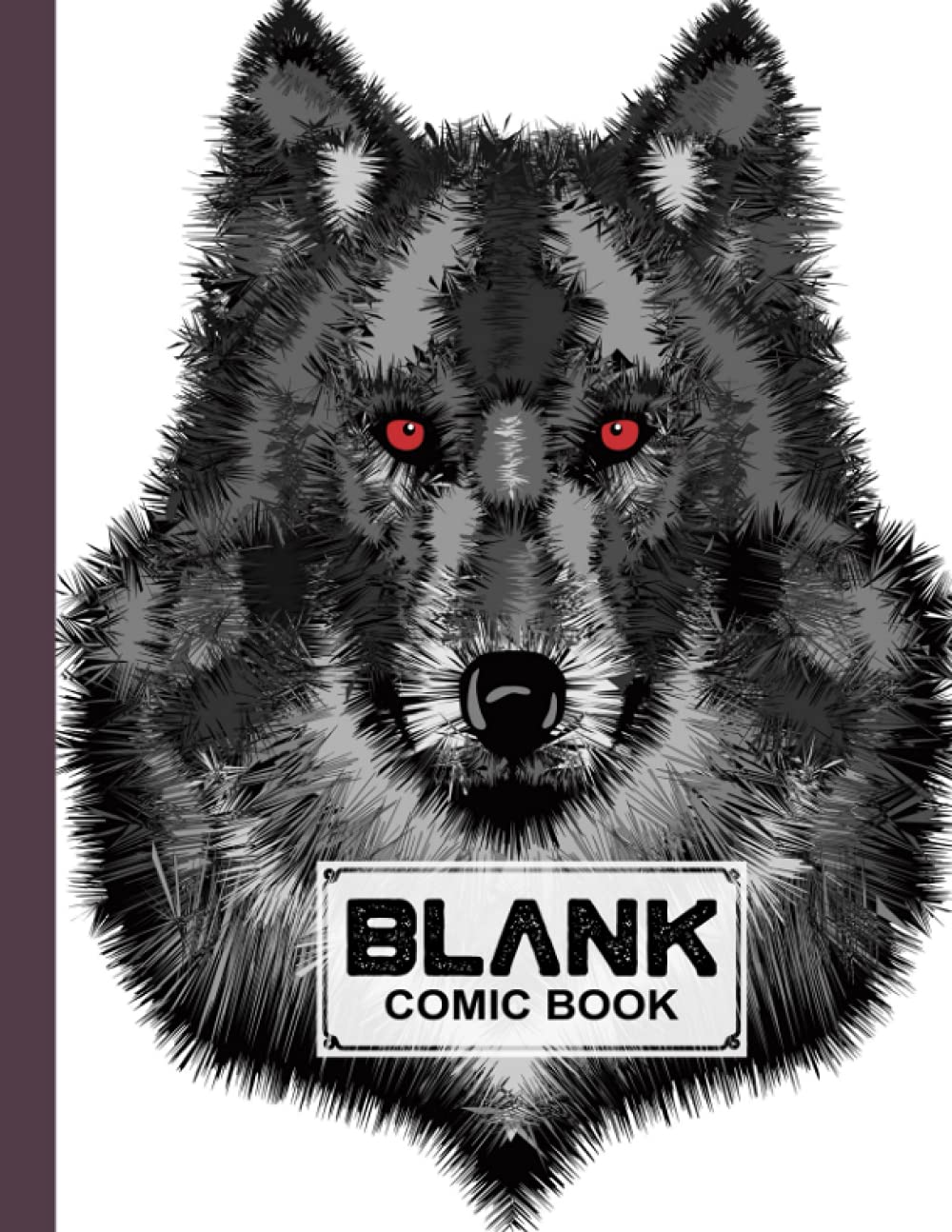 Blank Comic Book: Wolf Cover Blank Comic Book, Create Your Own Story, Journal, Notebook, Sketchbook for Kids and Adults, 120 Pages - Size 8.5" x 11" Notebook by Sophia Simon baixar livro de graça
