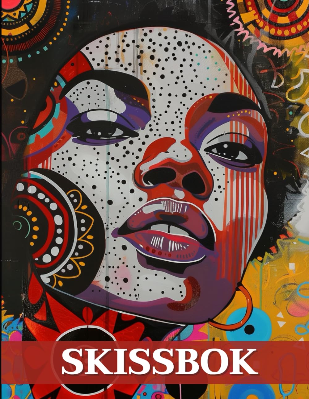SKISSBOK: Afroamerikansk Popkonst Stil | Storlek 22 x 28 cm | 120 Blanka Vita Sidor För Målning, Teckning, Skrift, Skisser Och Kladd (Swedish Edition) baixar o livro de graça