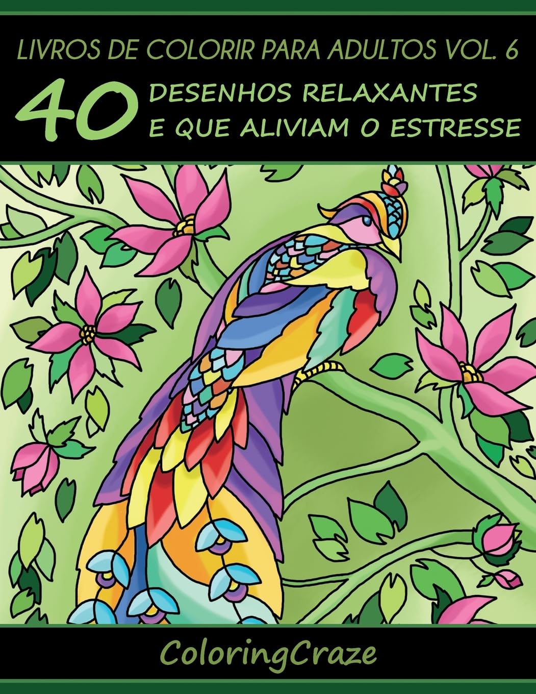 Livros de colorir para adultos vol. 6: 40 desenhos relaxantes e que aliviam o estresse baixar livro de graça