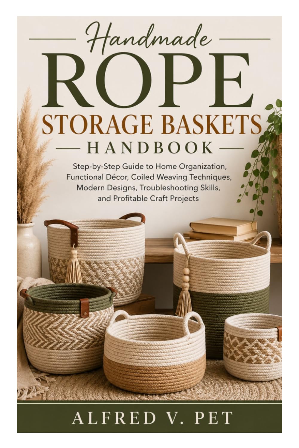 HANDMADE ROPE STORAGE BASKETS: Step-by-Step Guide to Home Organization, Functional Décor, Coiled Weaving Techniques, Modern Designs, Troubleshooting Skills, and Profitable Craft Projects baixar livro de graça