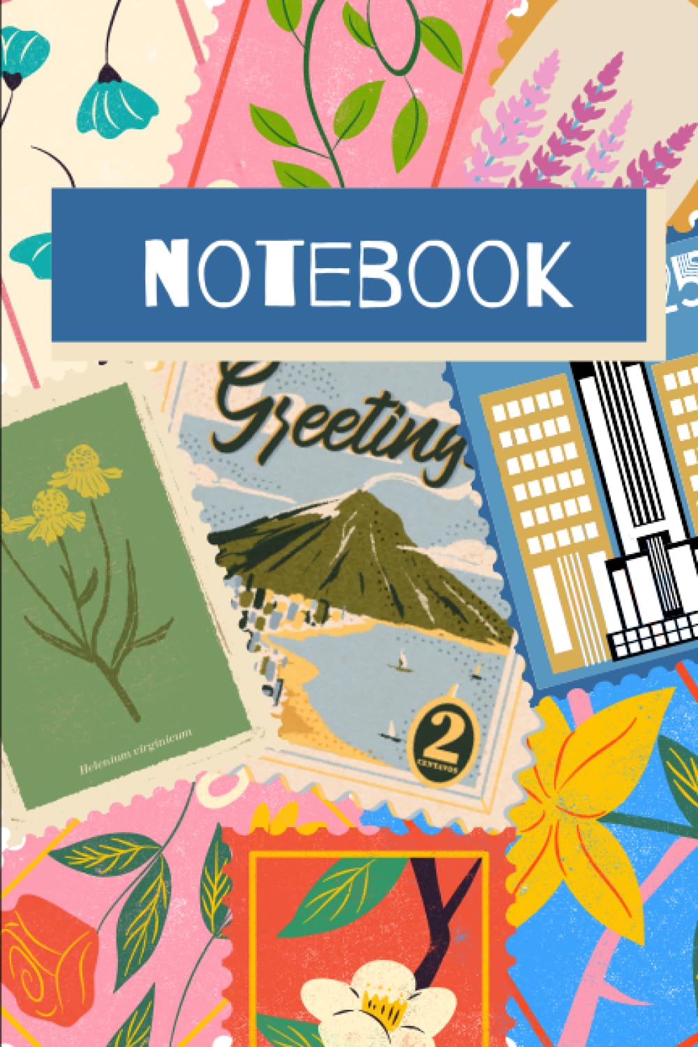 Notebook: Cool Stamp Themed Journal, Notebook, Daily Journal, 120 Pages, Ideal for Mom, Dad, Kids, College and Stamp Lovers baixar livro de graça