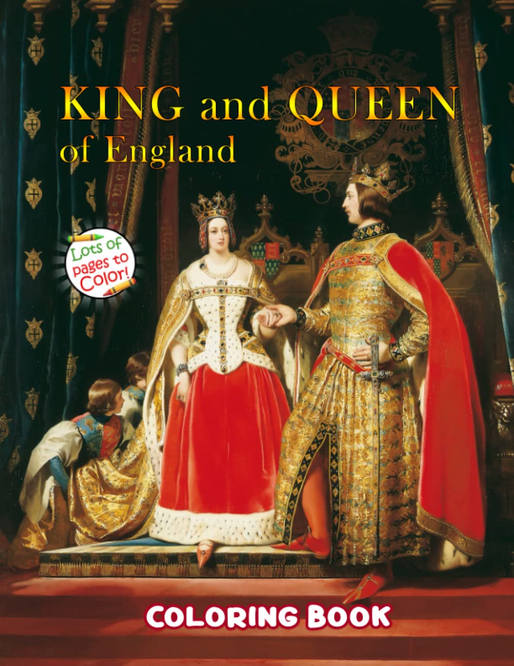 ler totalmente Kings and Queens of England Coloring Book: A History Coloring Book With High Coloring Pages For Relaxation And Stress Relief
