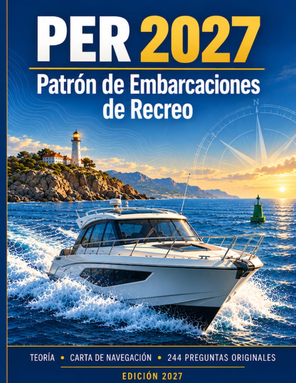 PER 2026-2027: Patrón de Embarcaciones de Recreo: temario completo, carta de navegación, balizamiento IALA 2022 y 244 preguntas originales con soluciones (Spanish Edition) baixar livro de graça