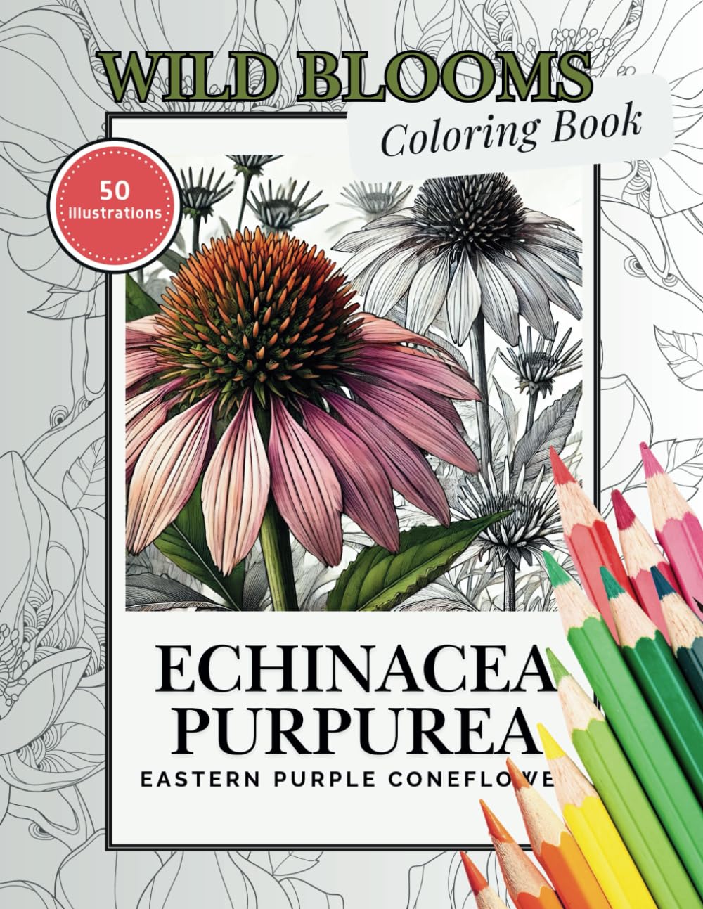 Wild Blooms of North America - A Color and Learn Coloring Book for Adults: Explore Native Perennials and Their Natural Beauty baixar livro de graça