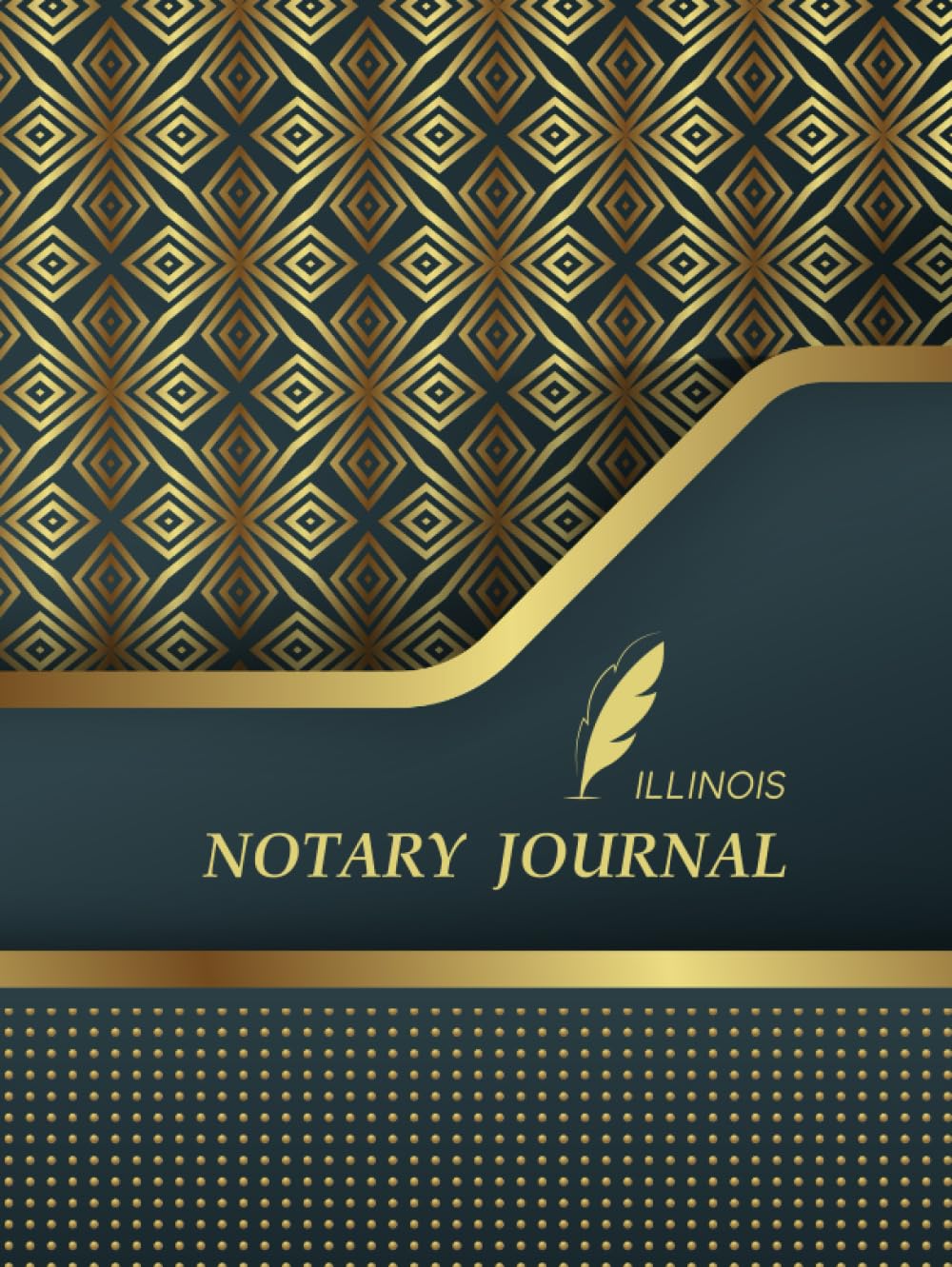 Illinois Notary Journal: Elegant and Classy Notary Public Log Book for Recording Notarial Acts - Hardcover, Large Size 8.25x11 Inches baixar o livro de graça