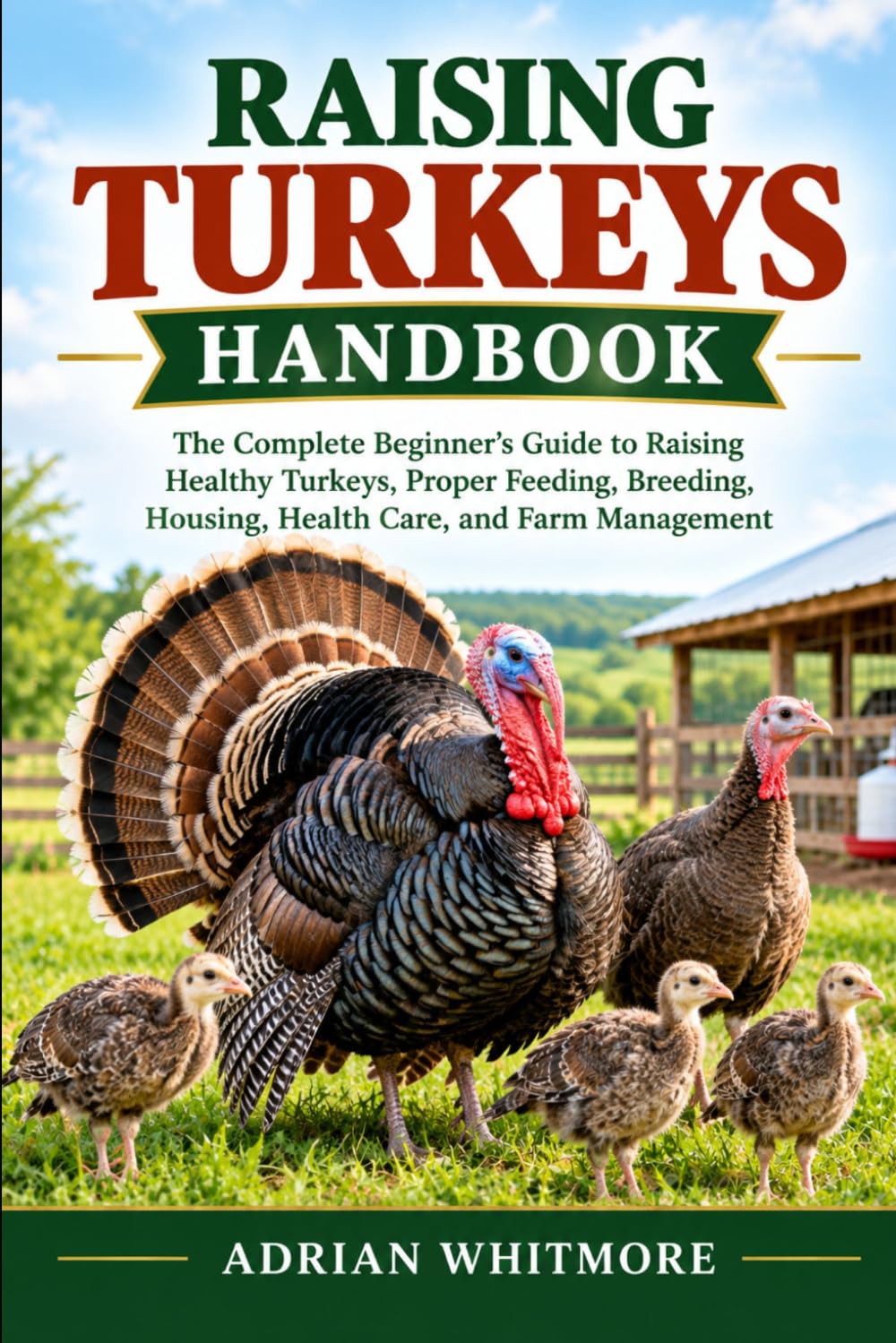 Raising Turkeys Handbook: The Complete Beginner's Guide to Raising Healthy Turkeys, Proper Feeding, Breeding, Housing, Health Care, and Farm Management baixar o livro de graça