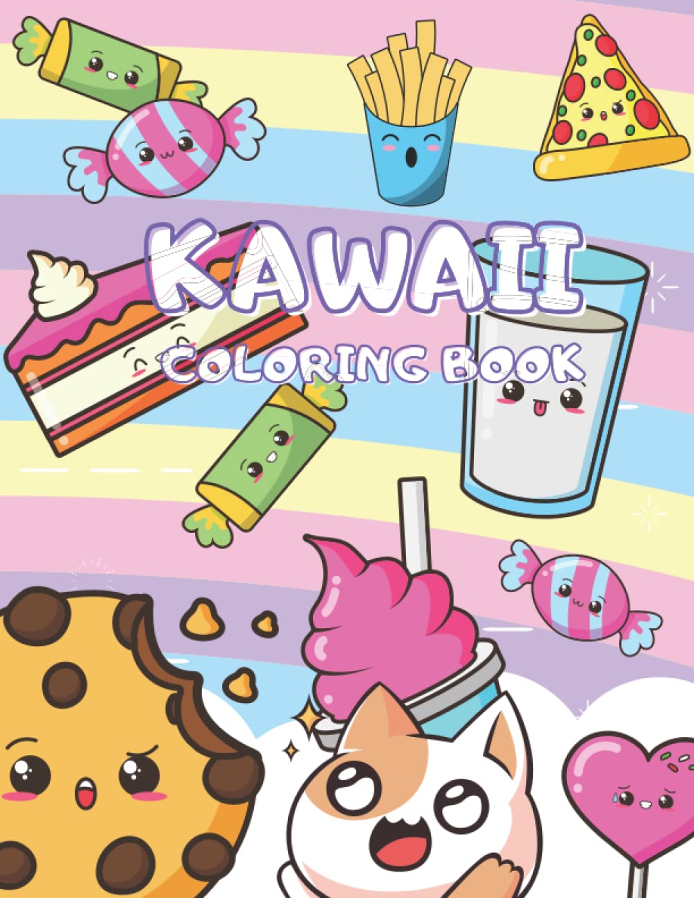 capítulo por capítulo baixar Cute, Fun & Easy Kawaii Coloring Book With Adorable Characters Drawn in Kawaii Style.: A Colouring Book for All Ages (Coloring Book for Kids)