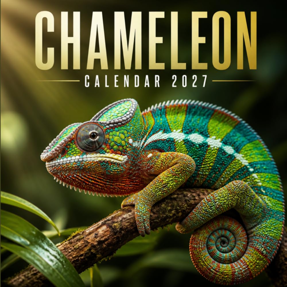 ler totalmente Chameleon Calendar 2027: Colorful and Fascinating Reptiles Throughout the Year