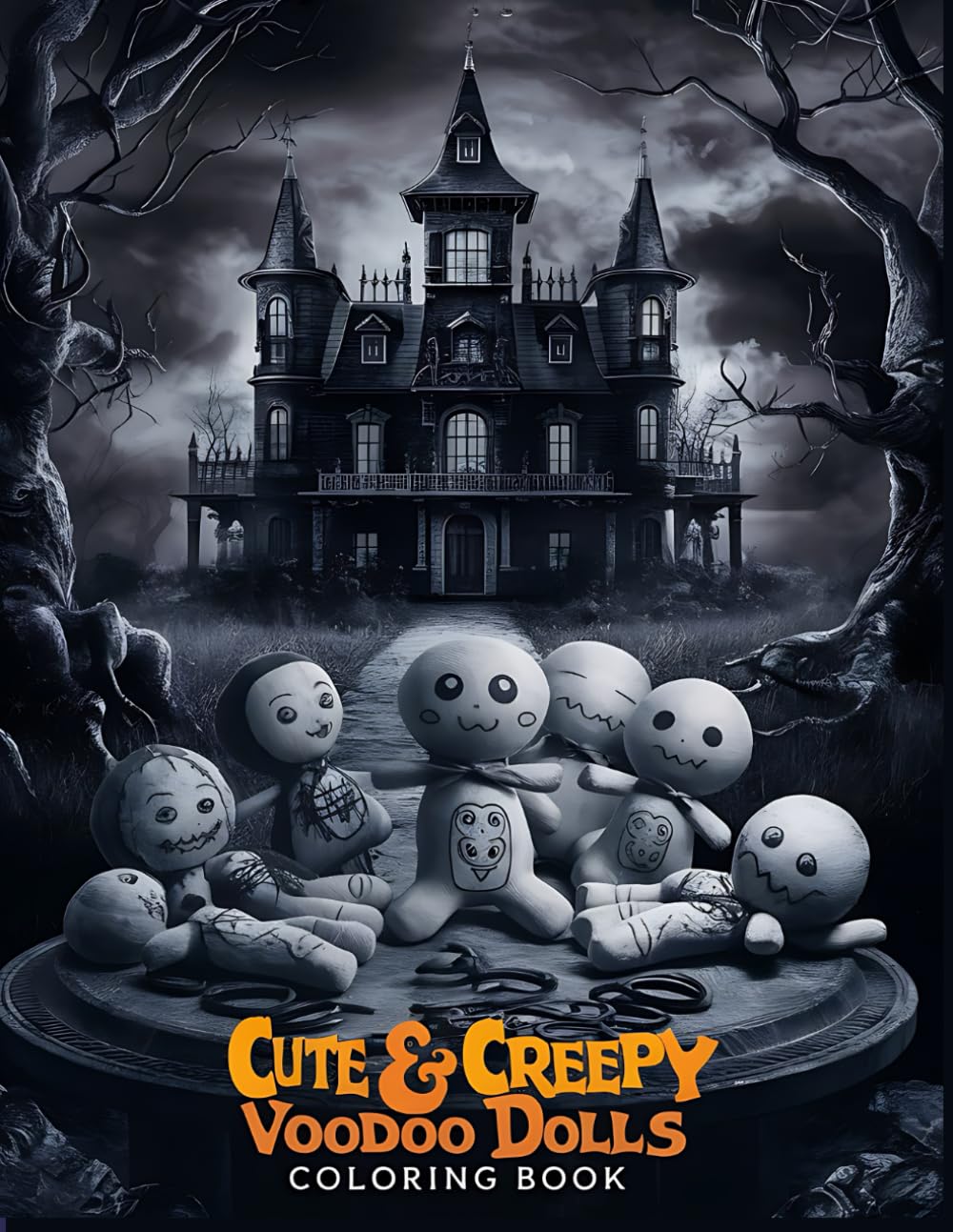 Cute & Creepy Voodoo Dolls Coloring Book: Whimsical Designs with a Touch of Spookiness baixar o livro de graça