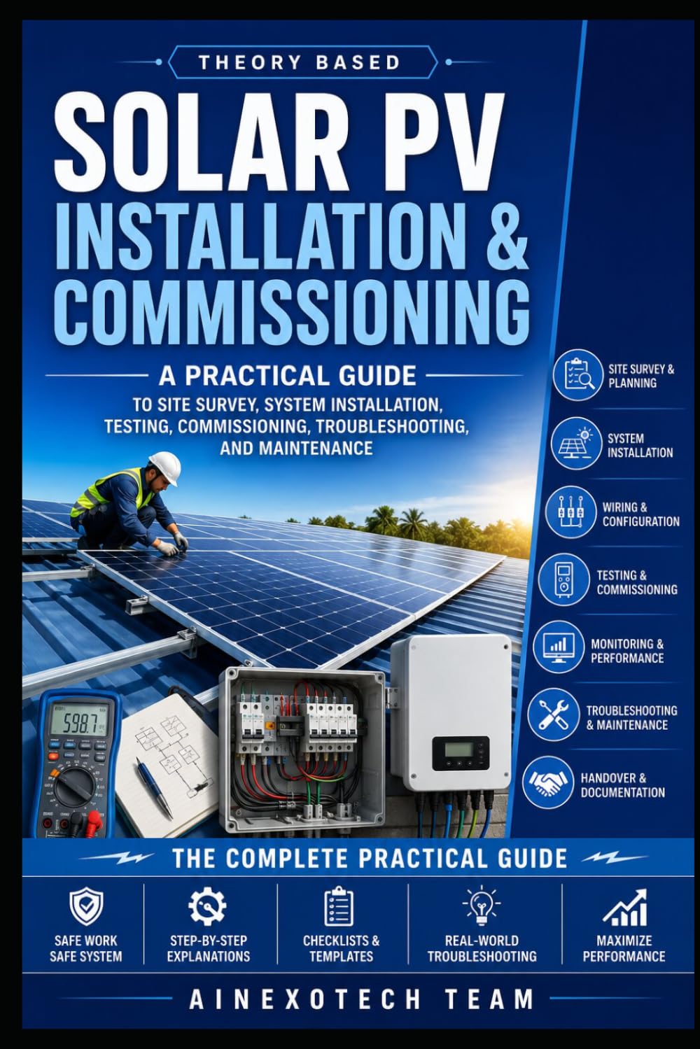 ler totalmente Solar PV Installation & Commissioning: A Practical Guide to Site Survey, System Installation, Testing, Commissioning, Troubleshooting, and Maintenance