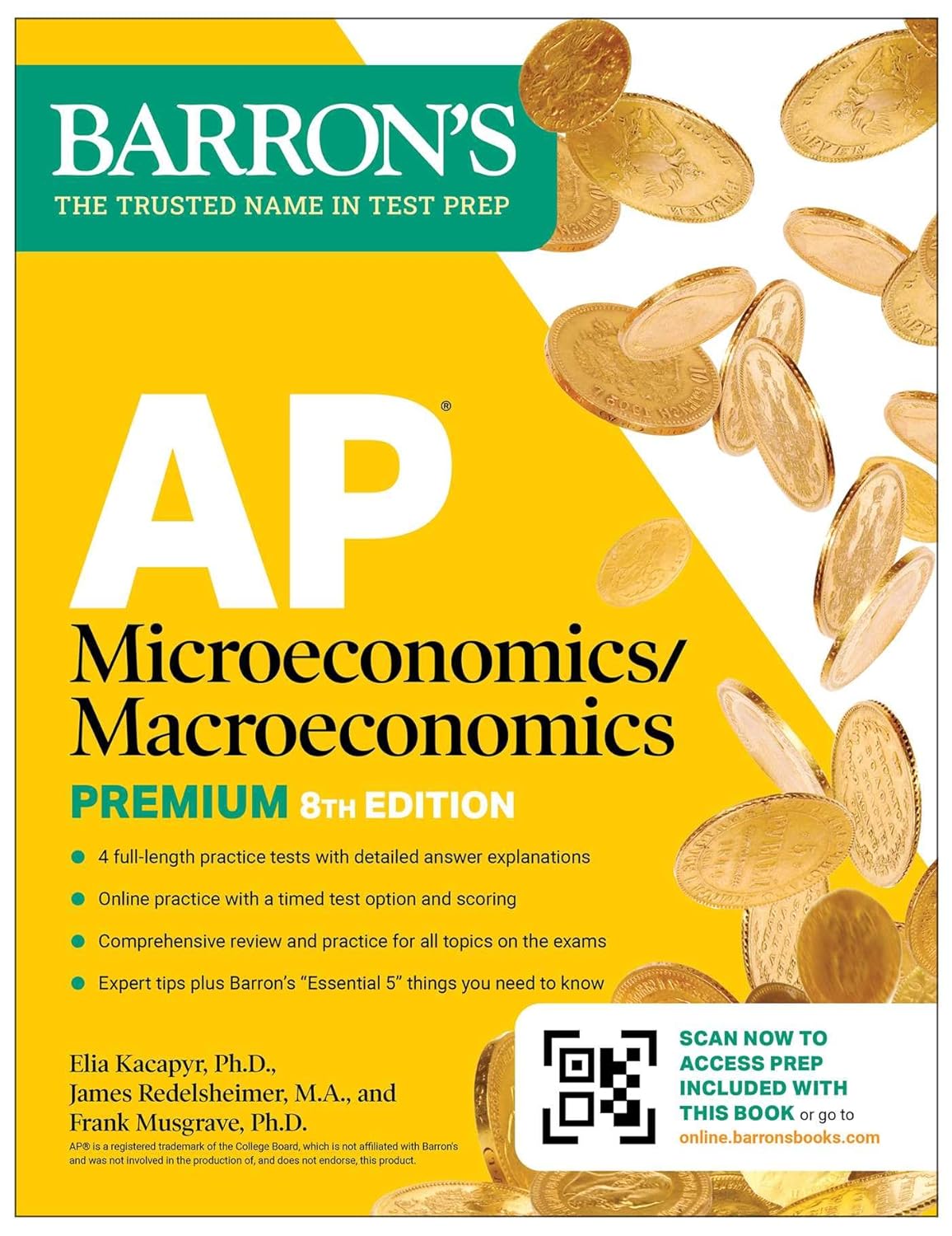 AP Microeconomics/Macroeconomics Premium, Eighth Edition: Prep Book with 4 Practice Tests + Comprehensive Review + Online Practice baixar livro de graça