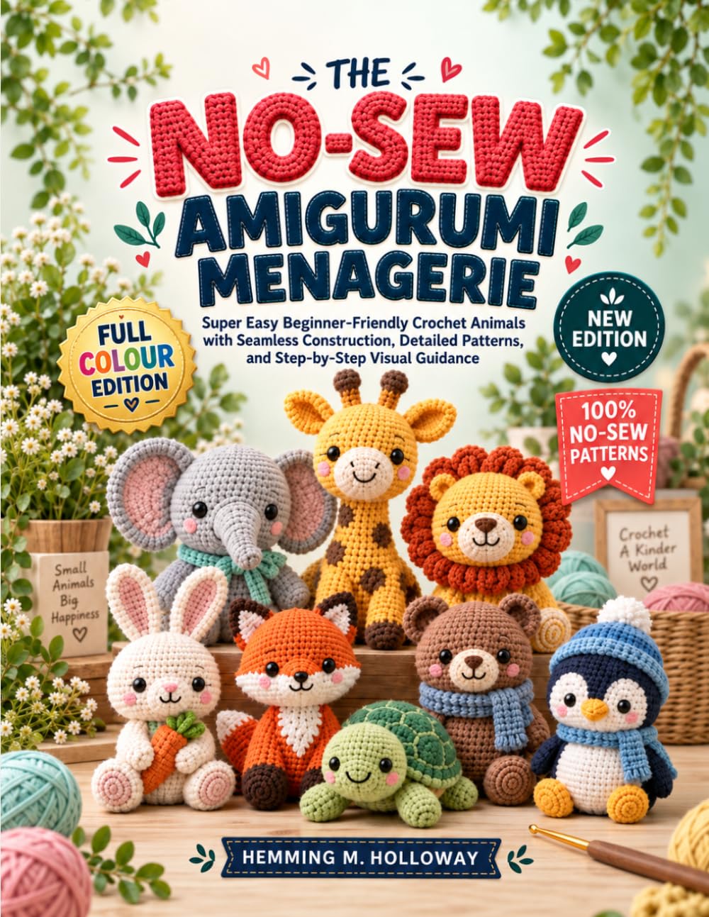 capítulo por capítulo baixar THE NO-SEW AMIGURUMI MENAGERIE: Super Easy Beginner-Friendly Crochet Animals with Seamless Construction, Detailed Patterns, and Step-by-Step Visual Guidance