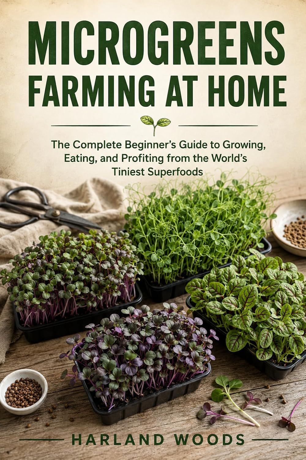 ler totalmente MICROGREENS FARMING AT HOME: The Complete Beginner's Guide to Growing, Eating, and Profiting from the World's Tiniest Superfoods (English Edition)