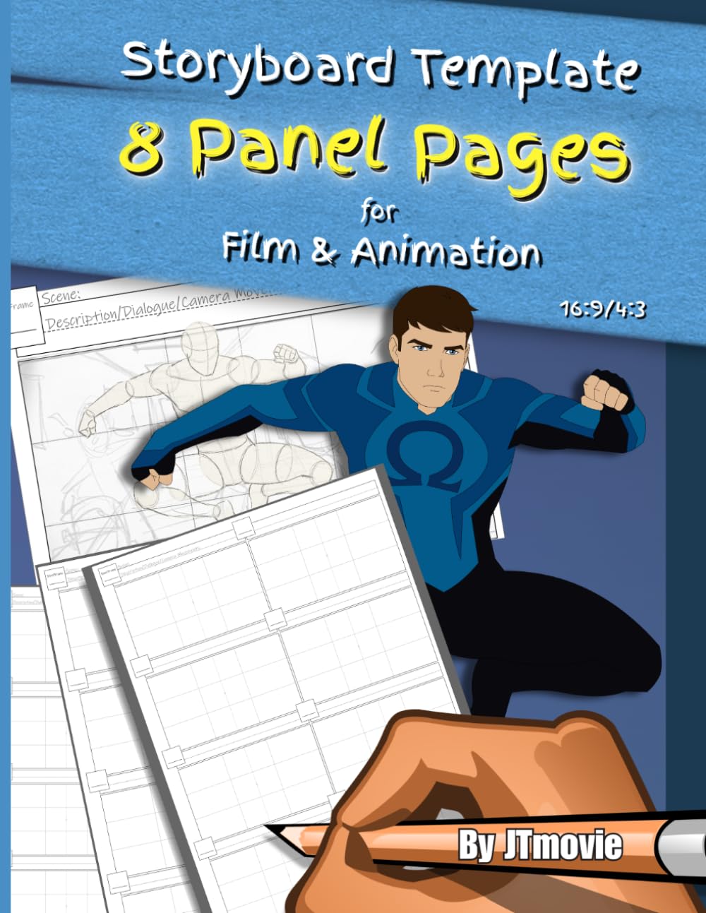 Blank Storyboard Template - 8 Panel Pages for Film & Animation: 800 Storyboards! baixar o livro de graça