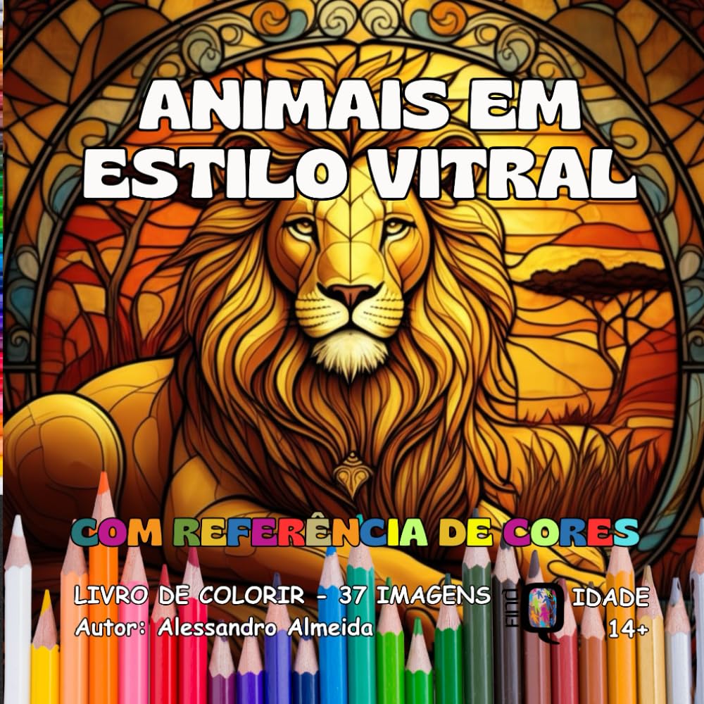Animais em Estilo Vitral (Portuguese Edition) baixar o livro de graça