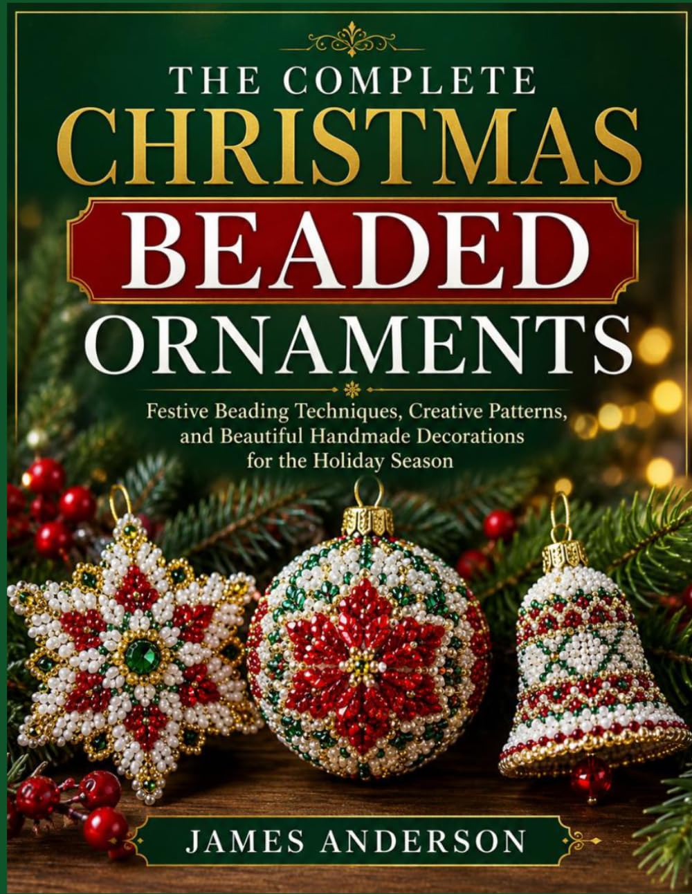 THE COMPLETE CHRISTMAS BEADED ORNAMENTS: Festive Beading Techniques, Creative Patterns, and Beautiful Handmade Decorations for the Holiday Season baixar livro de graça