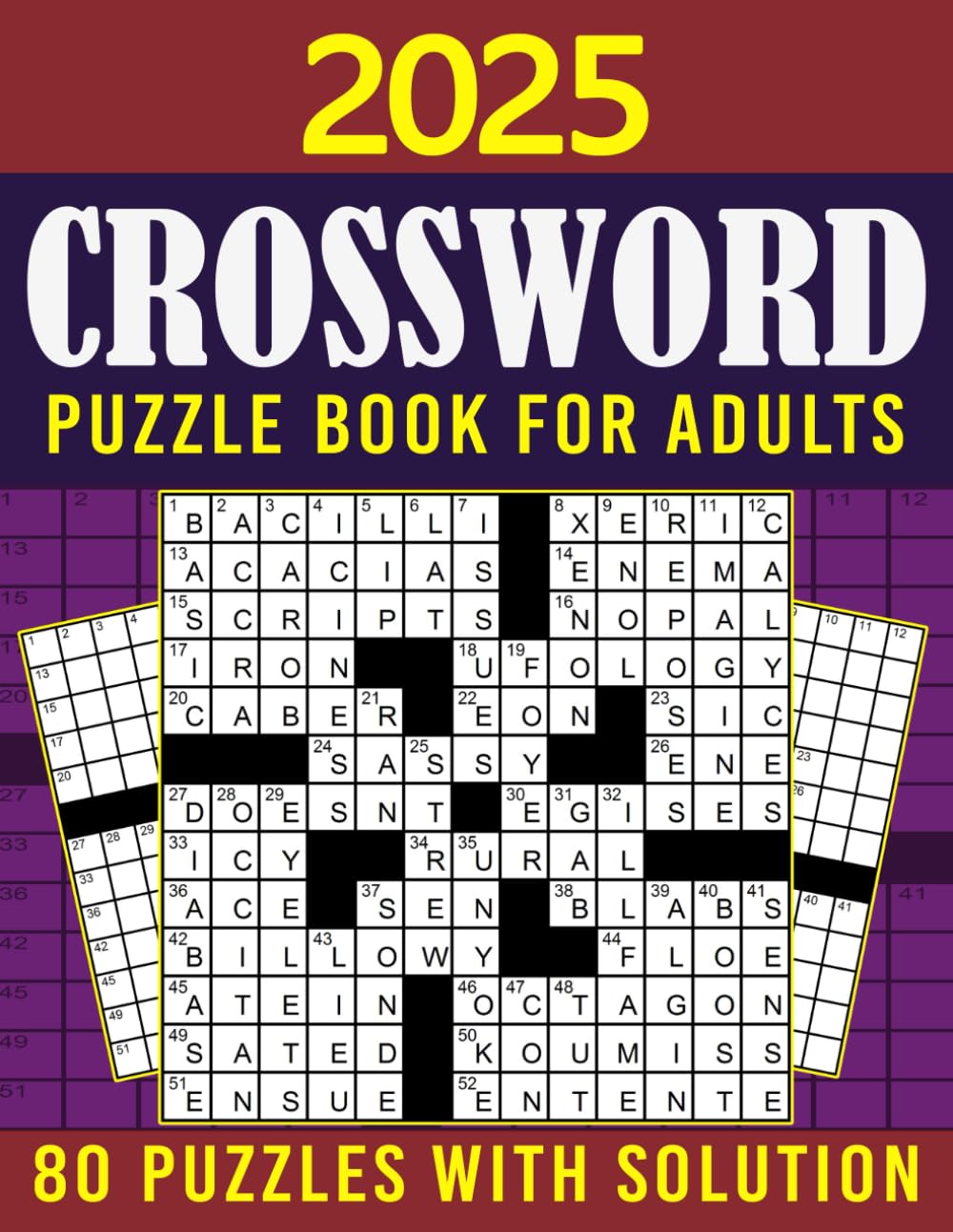 capítulo por capítulo baixar 2025 Crossword Puzzles Book for Adults with Solution: Engaging Puzzles with Solutions for Relaxation and Brain Training
