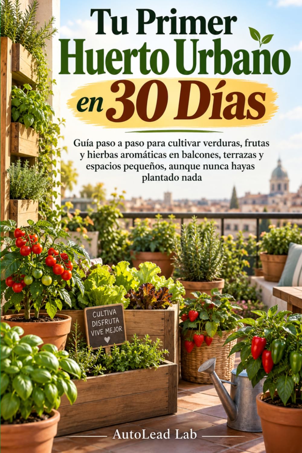 Tu Primer Huerto Urbano en 30 Días: Guía paso a paso para cultivar verduras, frutas y hierbas aromáticas en balcones, terrazas y espacios pequeños, aunque nunca hayas plantado nada (Spanish Edition) baixar o livro de graça