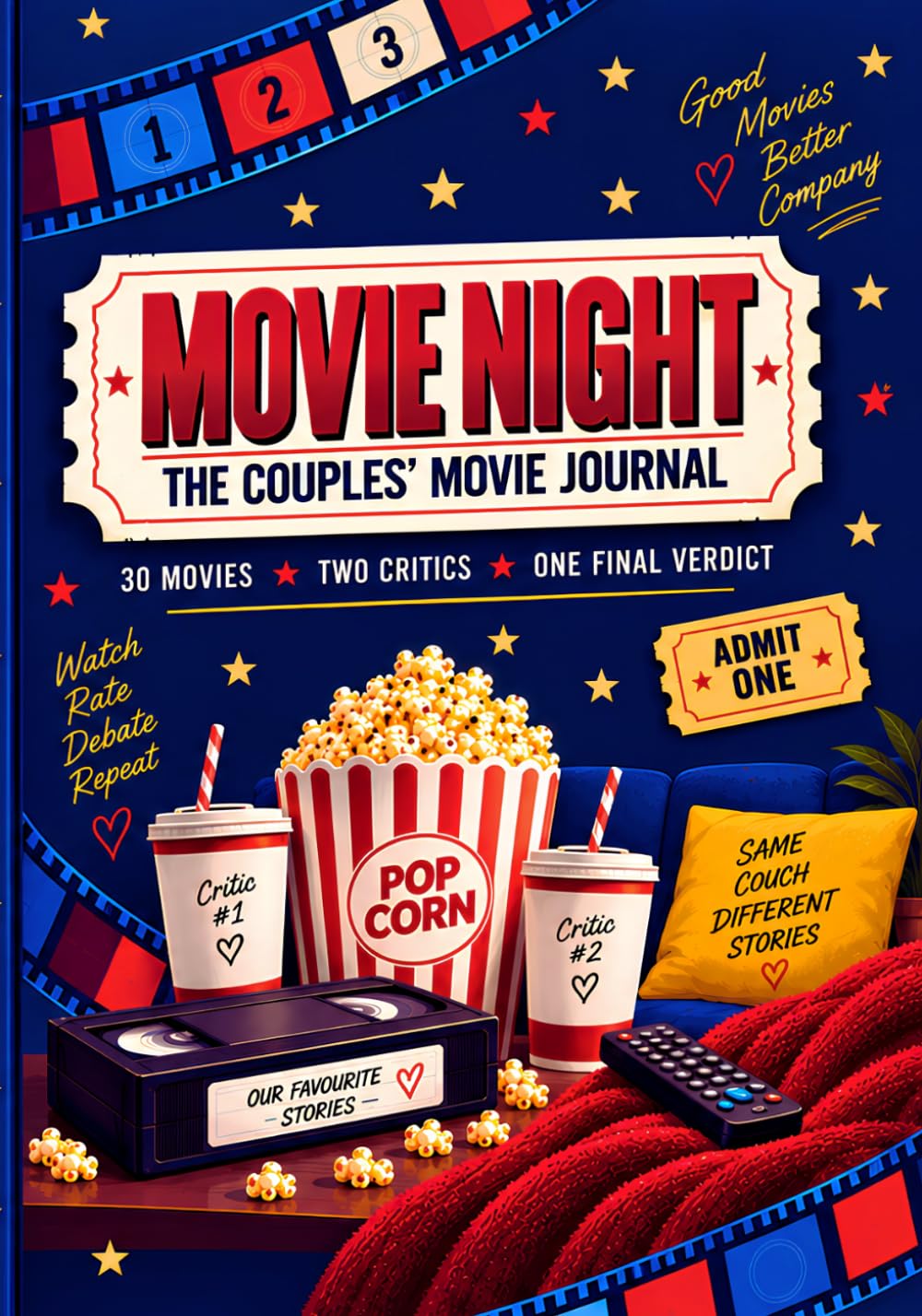 ler totalmente Movie Night: The Couples' Movie Journal – 60 Movies, Two Critics, One Final Verdict