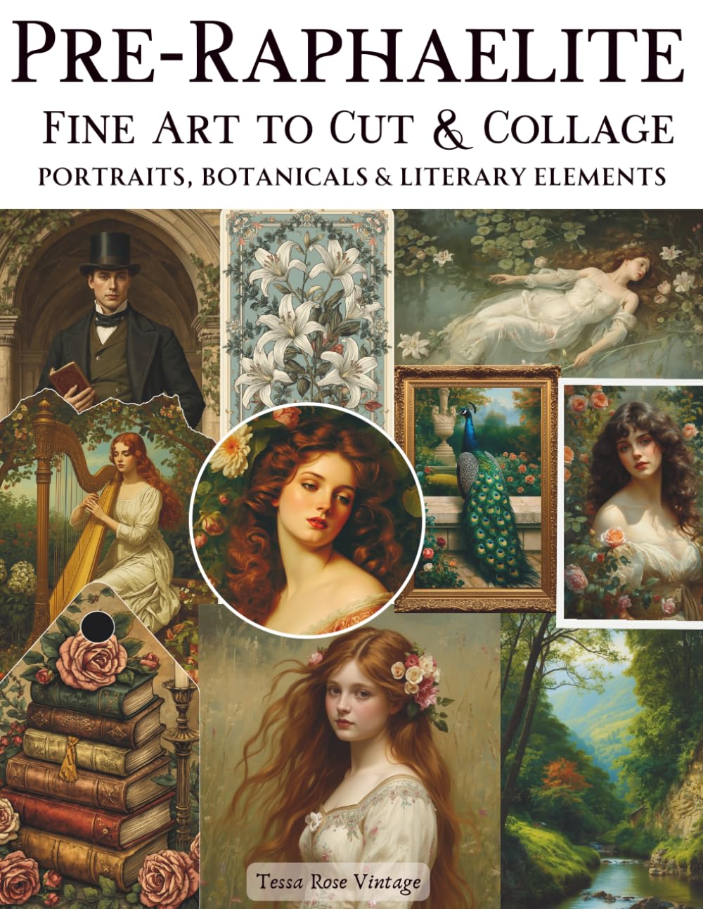 capítulo por capítulo baixar Pre-Raphaelite Fine Art To Cut & Collage Portraits, Botanicals & Literary Elements: A Curated Collection of High-Resolution Classical Artwork with... for Journaling, Scrapbooking, Mixed Media Art