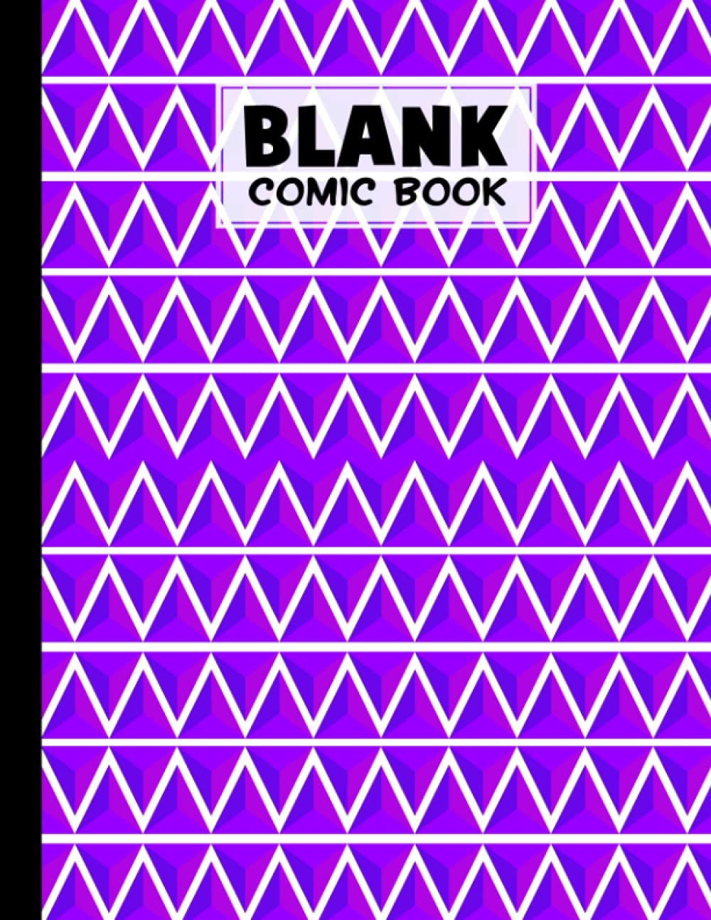 ler totalmente Blank Comic Book: Premium Triangles Cover Blank Comic Book, Create Your Own Story, Journal, Notebook, Sketchbook for Kids and Adults, 120 Pages - Size 8.5" x 11" Notebook by Sibylle Meister