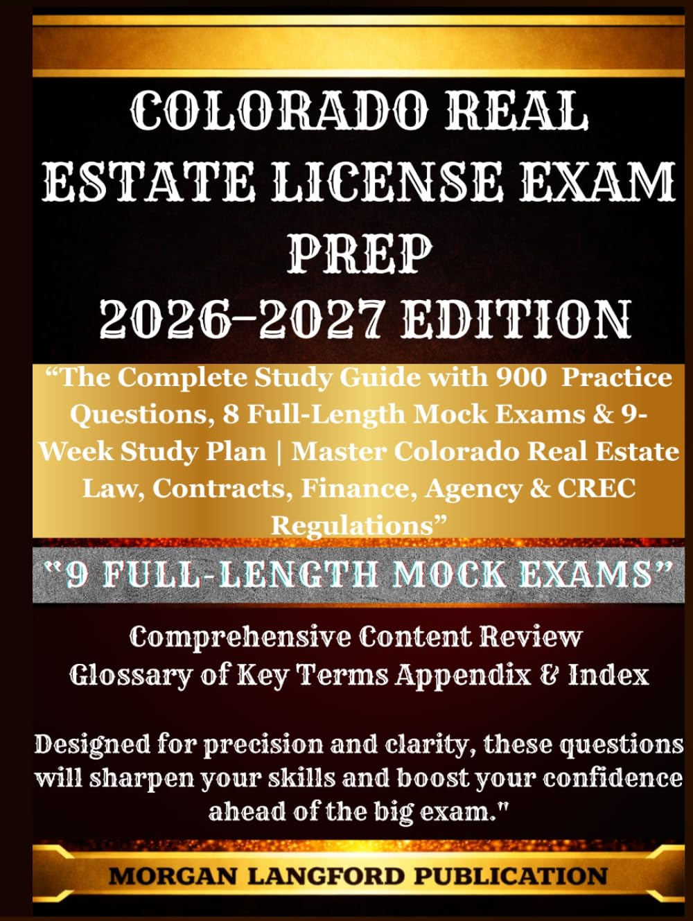 COLORADO Real Estate License Exam Prep 2026-2027 EDITION: The Complete Study Guide with 900 Practice Questions, 9 Full-Length Mock Exams & 8-Week... Contracts, Finance, Agency & CREC Regulations baixar o livro de graça