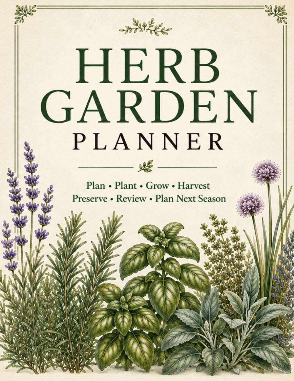Herb Garden Planner: A Practical Garden Journal for Planning, Planting, Growing, Tracking & Harvesting Herbs baixar o livro de graça