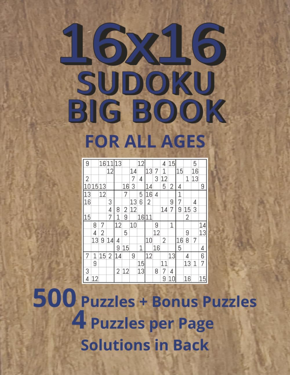 ler totalmente 16x16 Sudoku Big Book: 500+ 16x16 Sudoku Puzzles for Adults with Easy, Medium & Hard Levels | Solutions Included in Back
