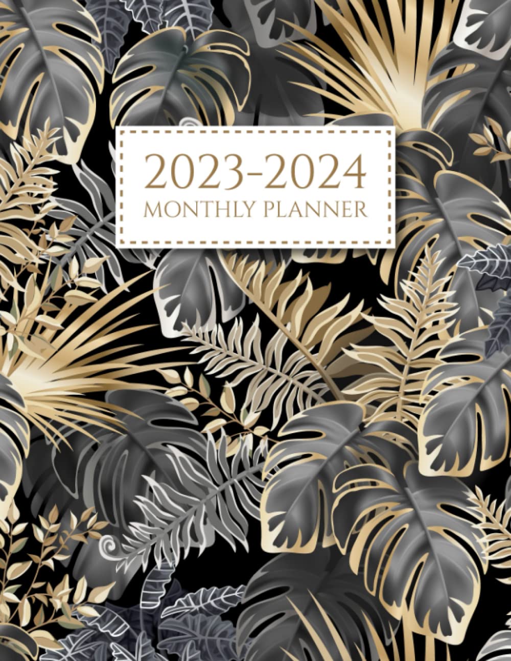 capítulo por capítulo baixar 2023-2024 Monthly Planner: Two Year Calendar Schedule Organizer, January 2023 - December 2024 (24 Months) with Federal Holidays, Tropical plants cover