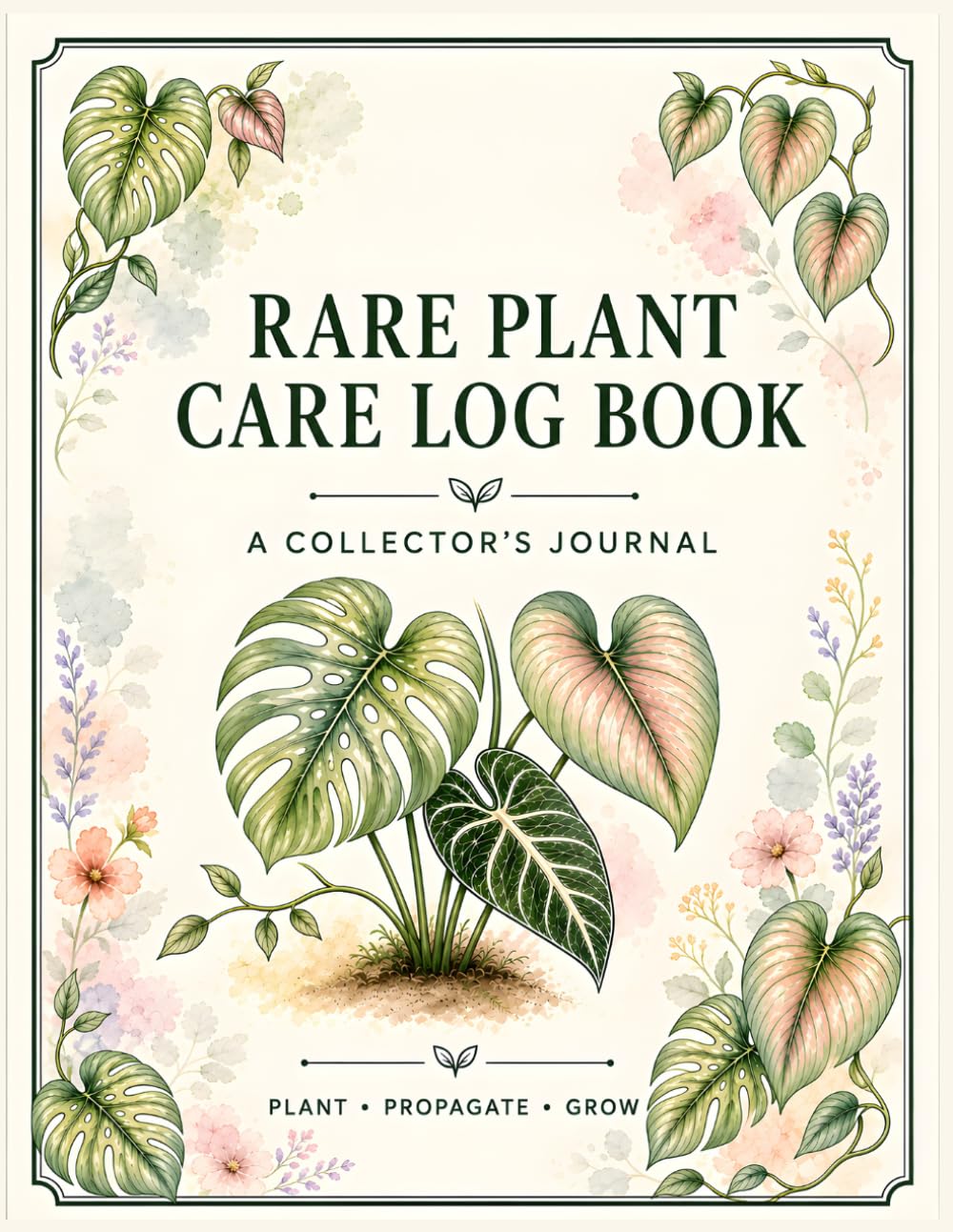 Rare Plant Care Logbook: Growth Tracker, Botanical Logbook & Propagation Guide for for Houseplant Lovers baixar o livro de graça