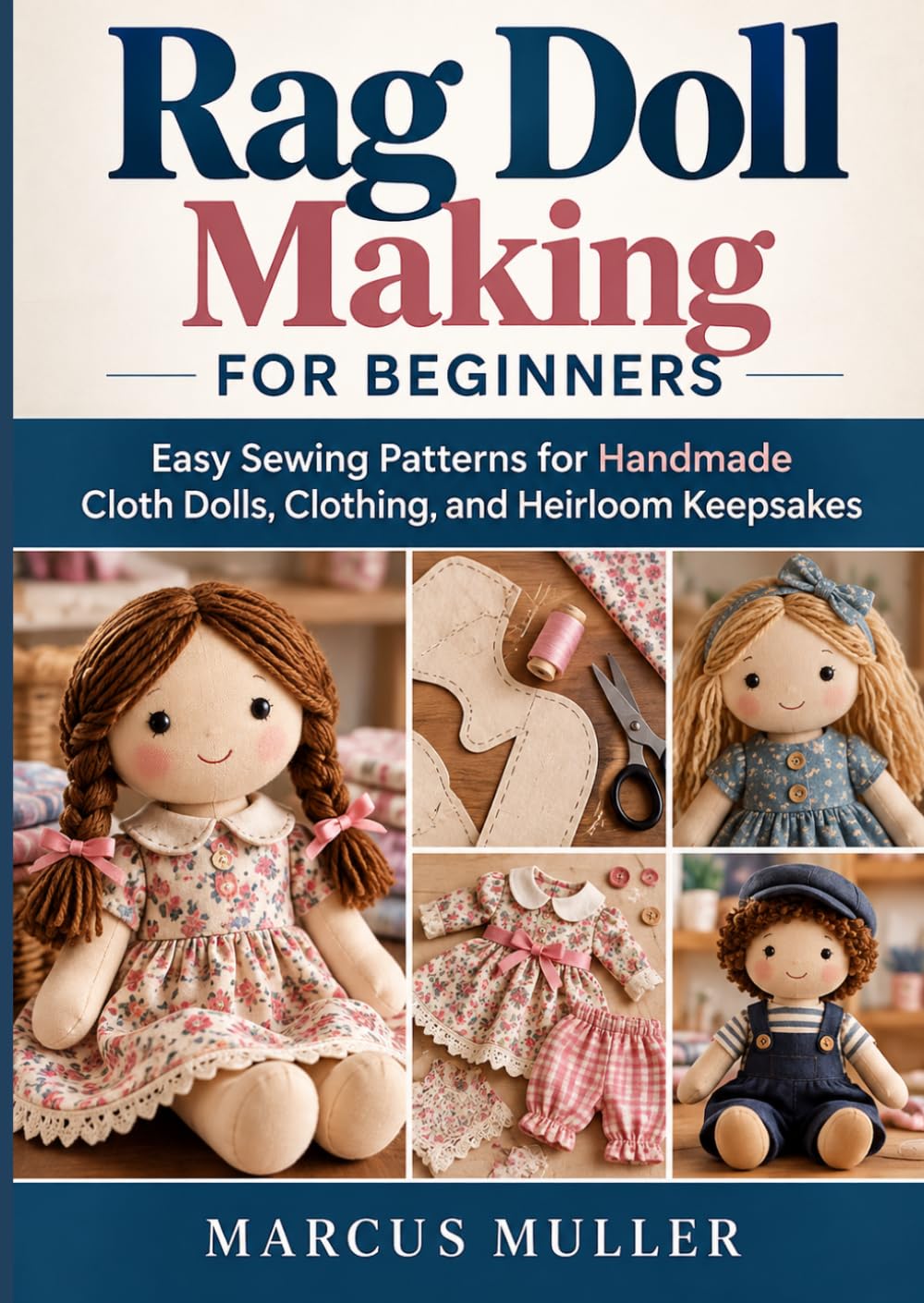ler totalmente Rag Doll Making for Beginners: Easy Sewing Patterns for Handmade Cloth Dolls, Clothing, and Heirloom Keepsakes