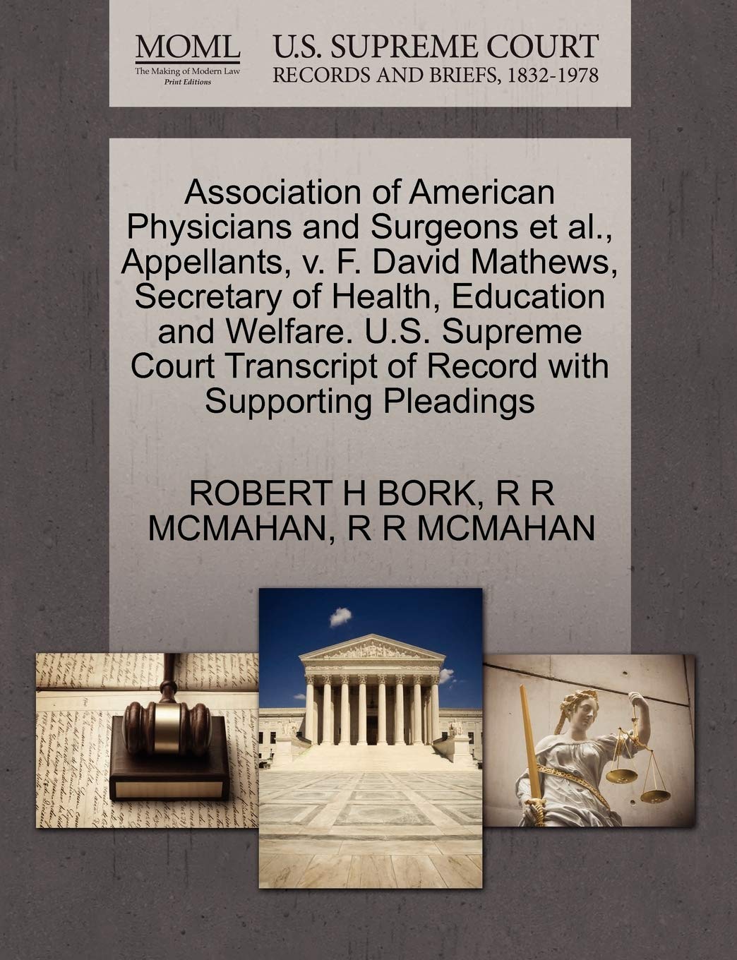 ler totalmente Association of American Physicians and Surgeons et al., Appellants, v. F. David Mathews, Secretary of Health, Education and Welfare. U.S. Supreme Court Transcript of Record with Supporting Pleadings