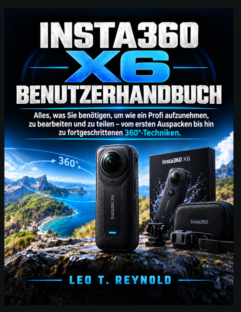 Insta360 X6 Benutzerhandbuch: Alles, was Sie benötigen, um wie ein Profi aufzunehmen, zu bearbeiten und zu teilen – vom ersten Auspacken bis hin zu fortgeschrittenen 360°-Techniken. (German Edition) baixar o livro de graça