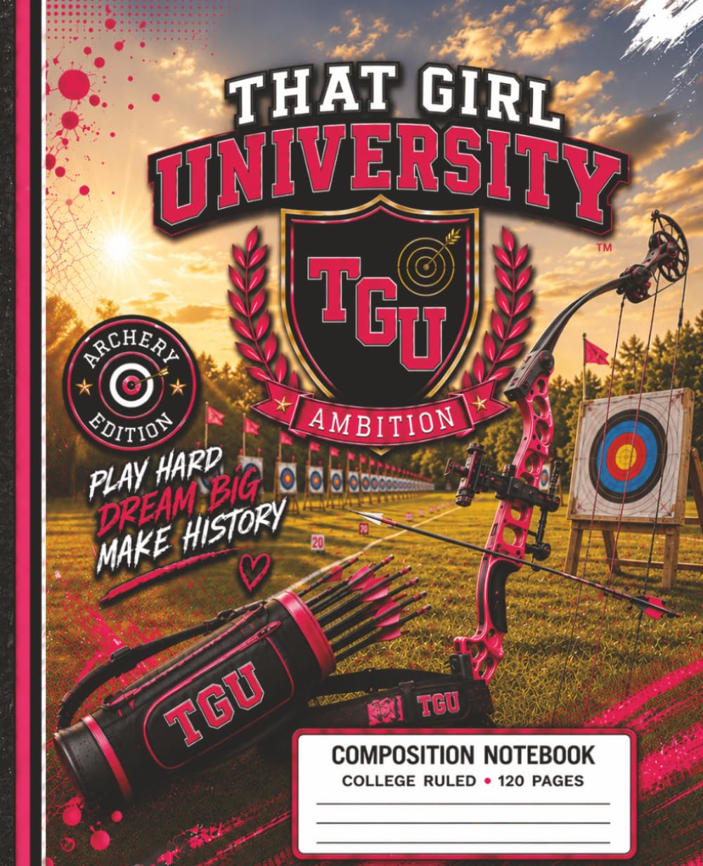 That Girl University Composition Notebook-Archery Edition: Writing, Journal, Goal-Setting, Girls and Women's Archery, Students, Athletes, Coaches,... Entrepreneurs, High School, College, Leaders baixar livro de graça