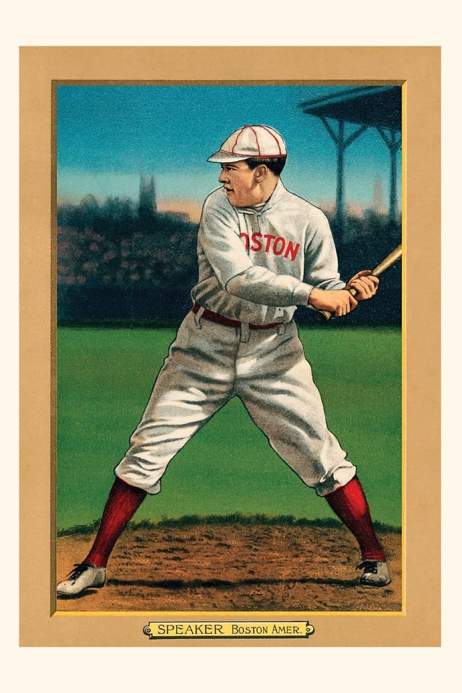 ler totalmente Vintage Journal Early Baseball Card, Tris Speaker