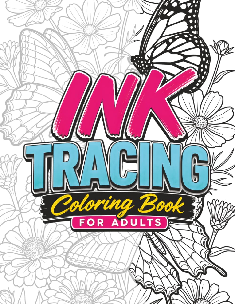 Ink Tracing Coloring Book for Adults: A Meditative Line Tracing Activity Book for Adults with Peaceful Nature and Wildlife Designs baixar livro de graça